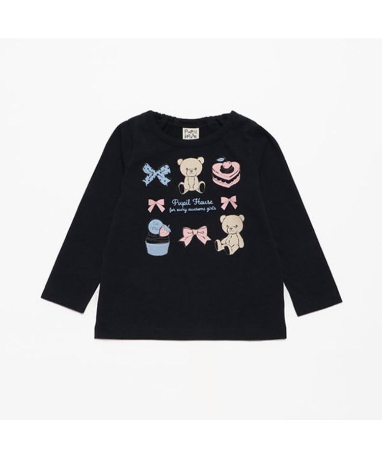 専用 メゾピアノ クマスウィーツチェック長袖Tシャツ 120cm トップス - トップス