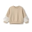 ピューピルハウス(Pupil House)の袖ねこプルオーバー ベージュ(052)