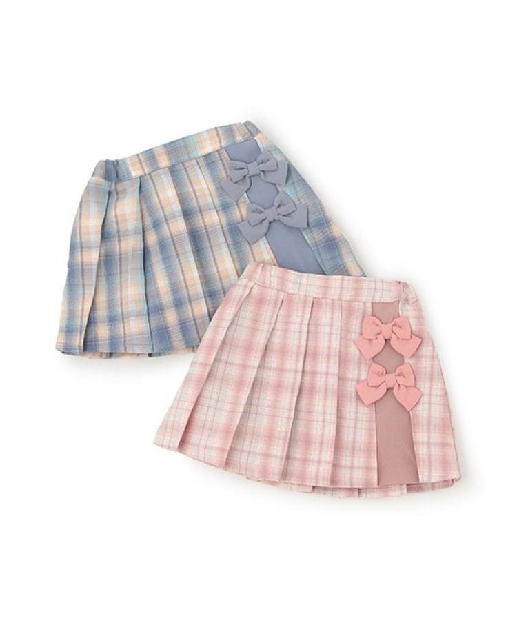 ピューピルハウス(Pupil House)のチェック切り替えプリーツスカート7