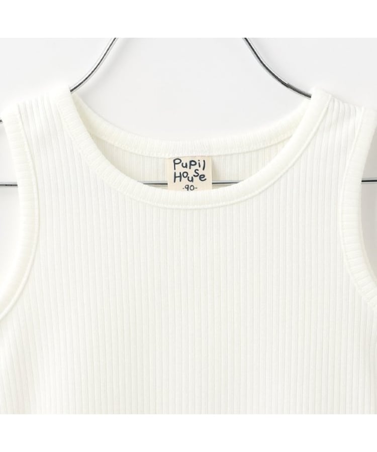 ピューピルハウス(Pupil House)のクマアップリケ短丈レイヤードパーカー8