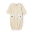 ピューピルハウス(Pupil House)のねこアップリケ２ウェイオール アイボリー(104)