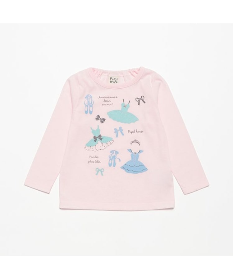 ピューピルハウス(Pupil House)の990T長袖バレリーナ ピンク(071)