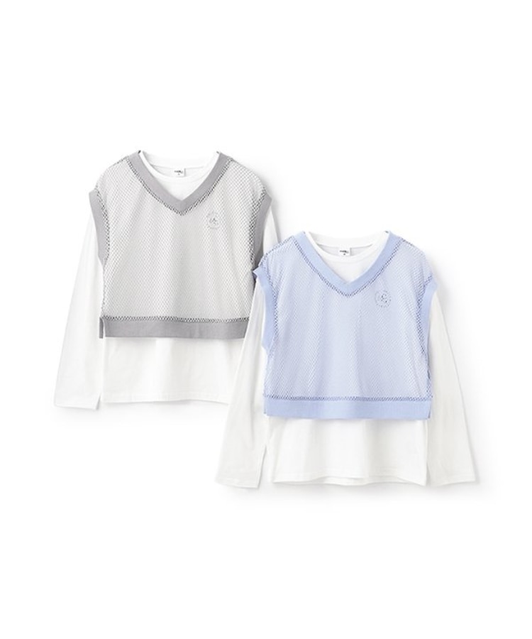 ピューピルハウス(Pupil House)のMCメッシュベスト＋長袖Tシャツ9