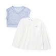 ピューピルハウス(Pupil House)のMCメッシュベスト＋長袖Tシャツ2