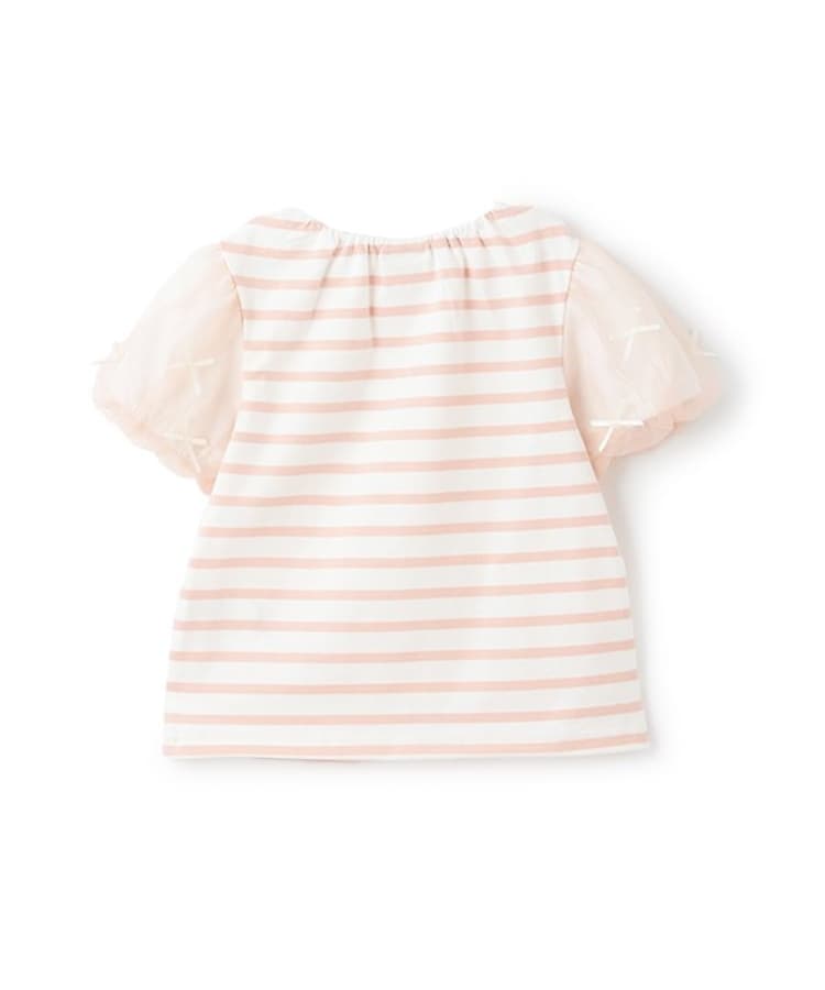 ピューピルハウス(Pupil House)の袖リボン半そでTシャツ1
