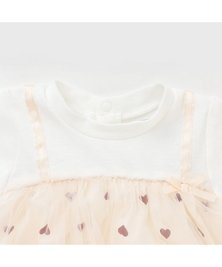 ピューピルハウス(Pupil House)のチュール半袖ロンパース2