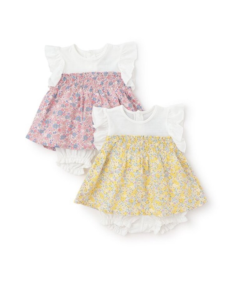 ピューピルハウス(Pupil House)の花柄半袖チュニック＋ブルマセット10