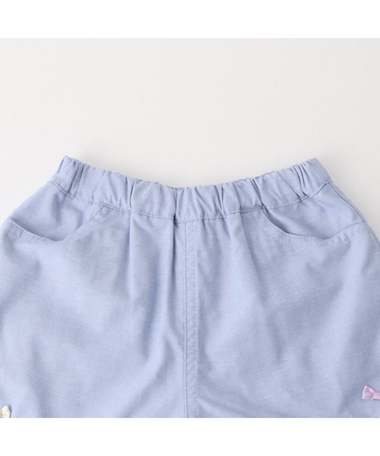 ピューピルハウス(Pupil House)の裾フリルショートパンツ2