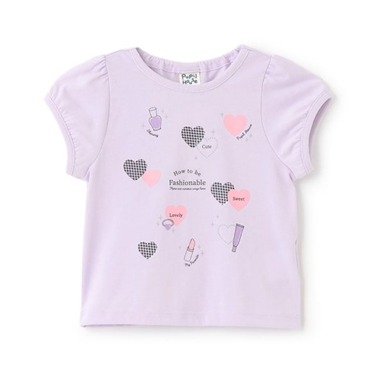ピューピルハウス(Pupil House)のバリュー半T　ハート＆コスメ Ｔシャツ