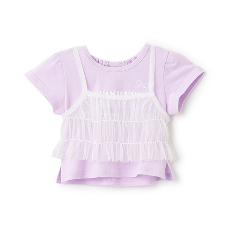 ピューピルハウス(Pupil House)のキャミチュールビスチェ×半そでT Ｔシャツ