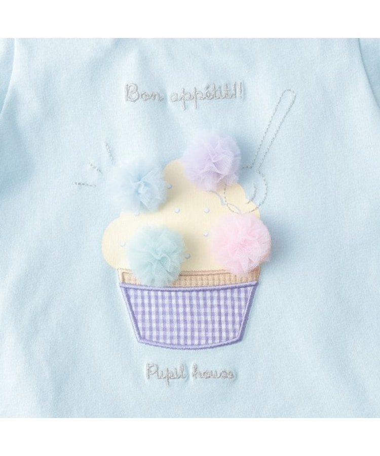 ピューピルハウス(Pupil House)のアップリケ半袖Tシャツ4