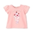ピューピルハウス(Pupil House)のアップリケ半袖Tシャツ ピンク(071)