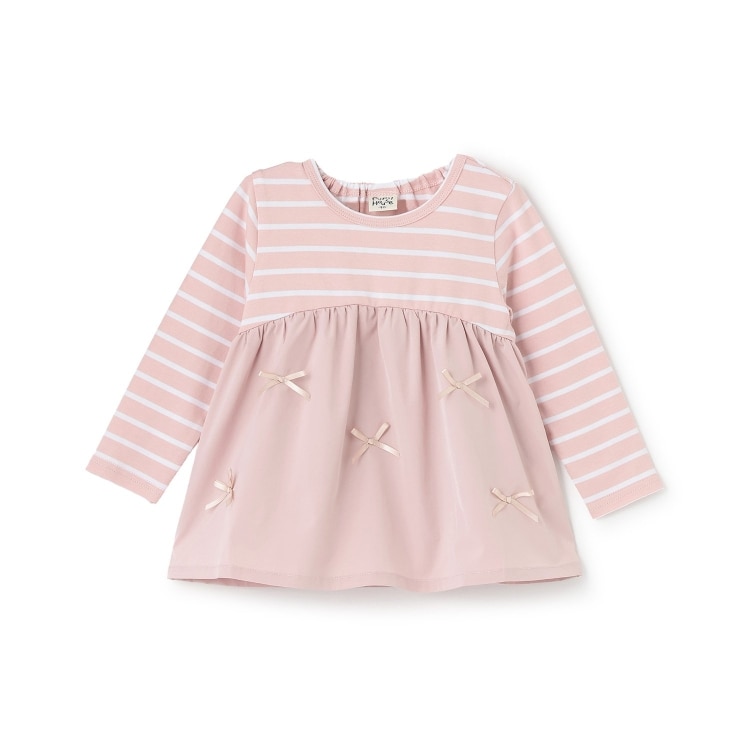 ピューピルハウス(Pupil House)の切り替えボーダー長T Ｔシャツ