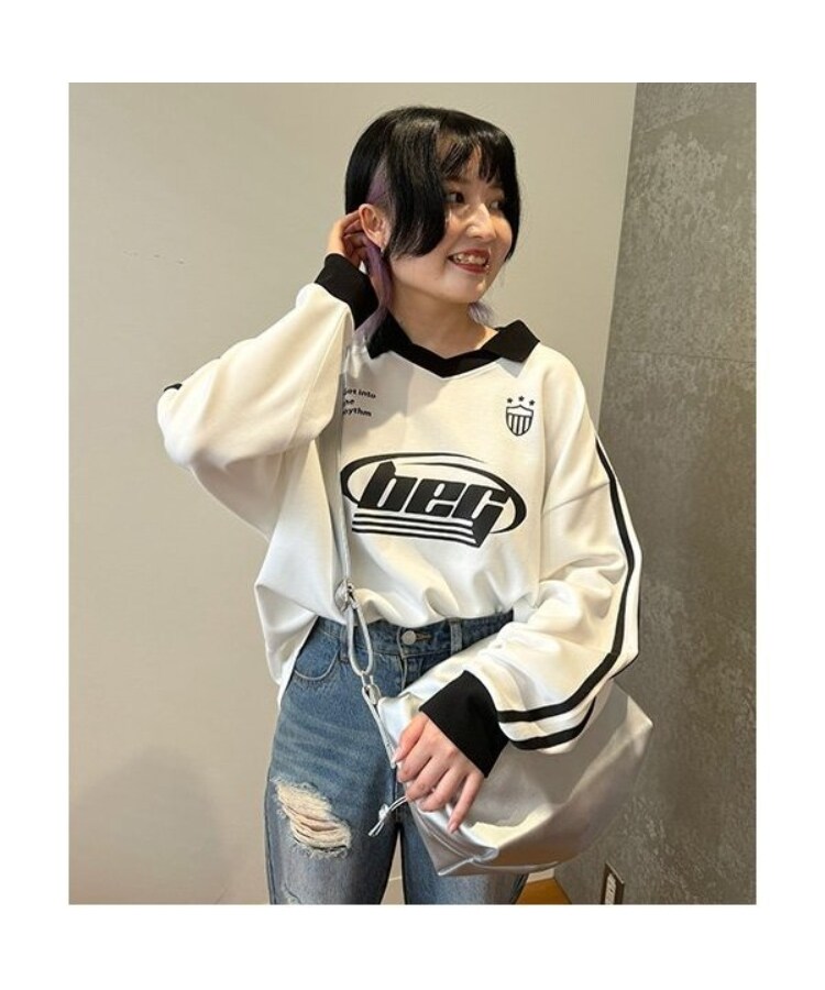 ミジェ(Mi-je)のフェイクレザー巾着ショルダー8
