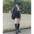 ミジェ(Mi-je)のフェイクレザーショートパンツ1