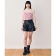 ミジェ(Mi-je)のフェイクレザーショートパンツ4