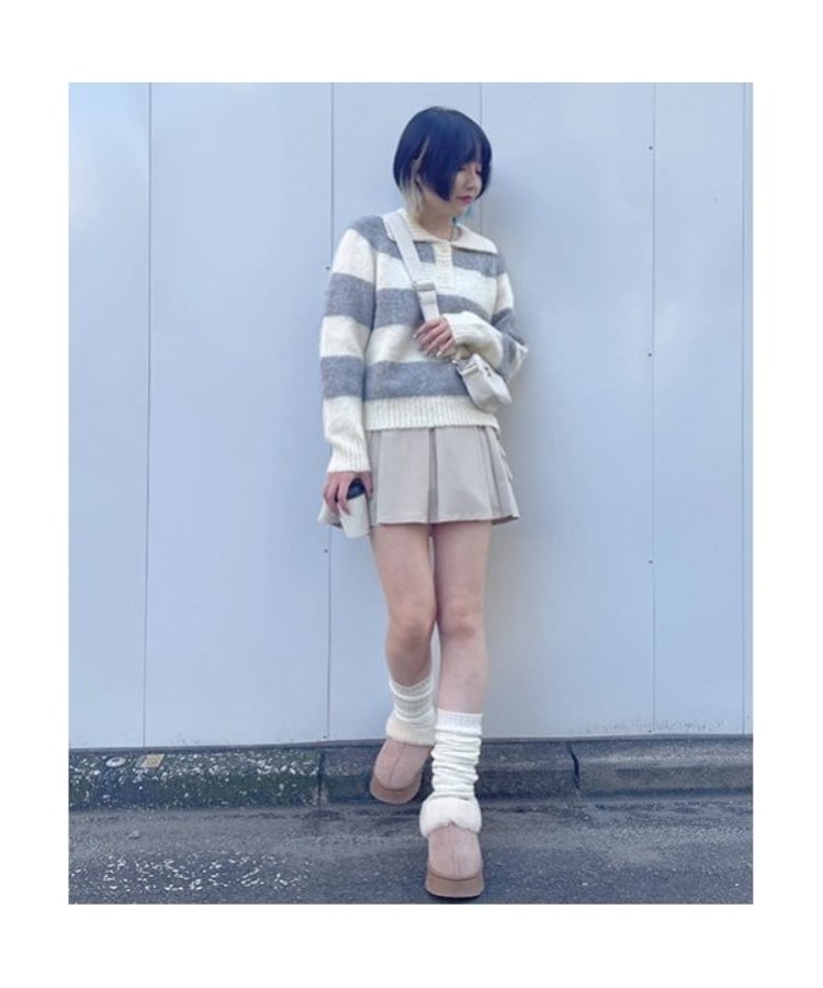 ミジェ(Mi-je)のリボンプリーツスカート17