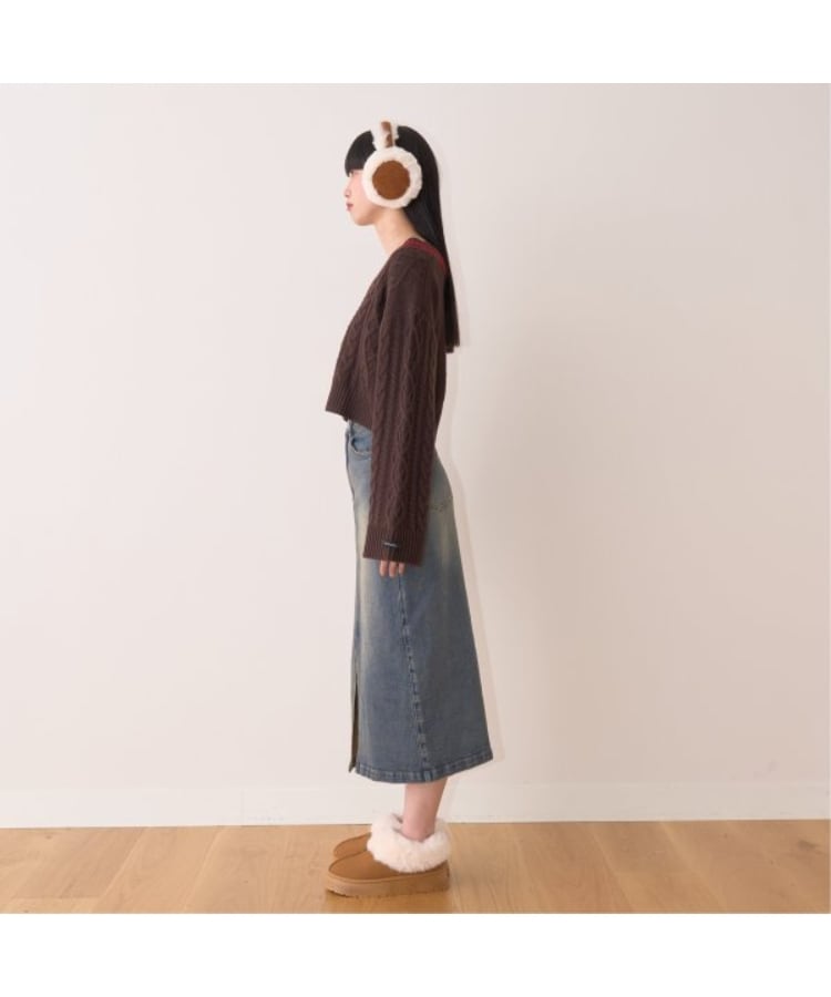ミジェ(Mi-je)のデニムロングスカート3