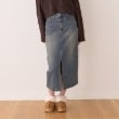 ミジェ(Mi-je)のデニムロングスカート ネイビー(094)