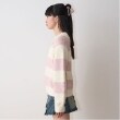ミジェ(Mi-je)の太ボーダー衿つきニット3