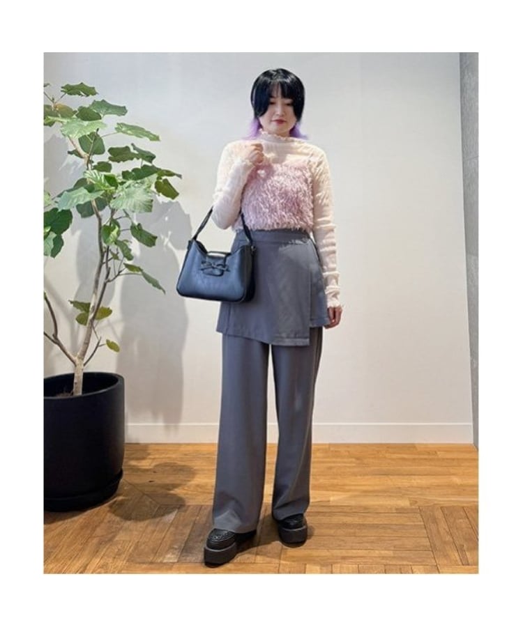 ミジェ(Mi-je)のスカートレイヤードパンツ9