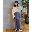 ミジェ(Mi-je)のスカートレイヤードパンツ10