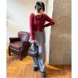 ミジェ(Mi-je)のスカートレイヤードパンツ21