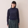 ミジェ(Mi-je)のシアーベロアトップス ネイビー(094)