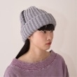 ミジェ(Mi-je)のステッチラインニット帽1