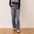 ミジェ(Mi-je)のカーブパンツ ネイビー(094)