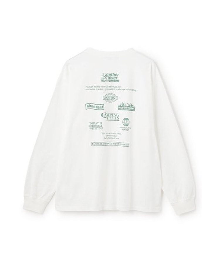 ミジェ(Mi-je)のアソートグラフィック長袖Tシャツ9