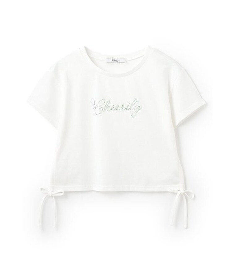ミジェ(Mi-je)のストーンロゴ半袖Tシャツ3