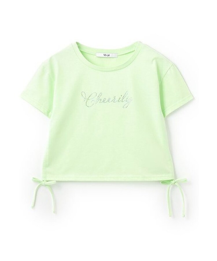 ミジェ(Mi-je)のストーンロゴ半袖Tシャツ4
