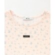 ミジェ(Mi-je)の小花柄ワッフル半袖Tシャツ5