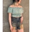 ミジェ(Mi-je)のバルーンスリーブブラウス ミントグリーン(021)