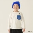 ミニマル(MINIMAL)の【Disney】 胸ポケットつき長袖Tシャツ ホワイト(001)