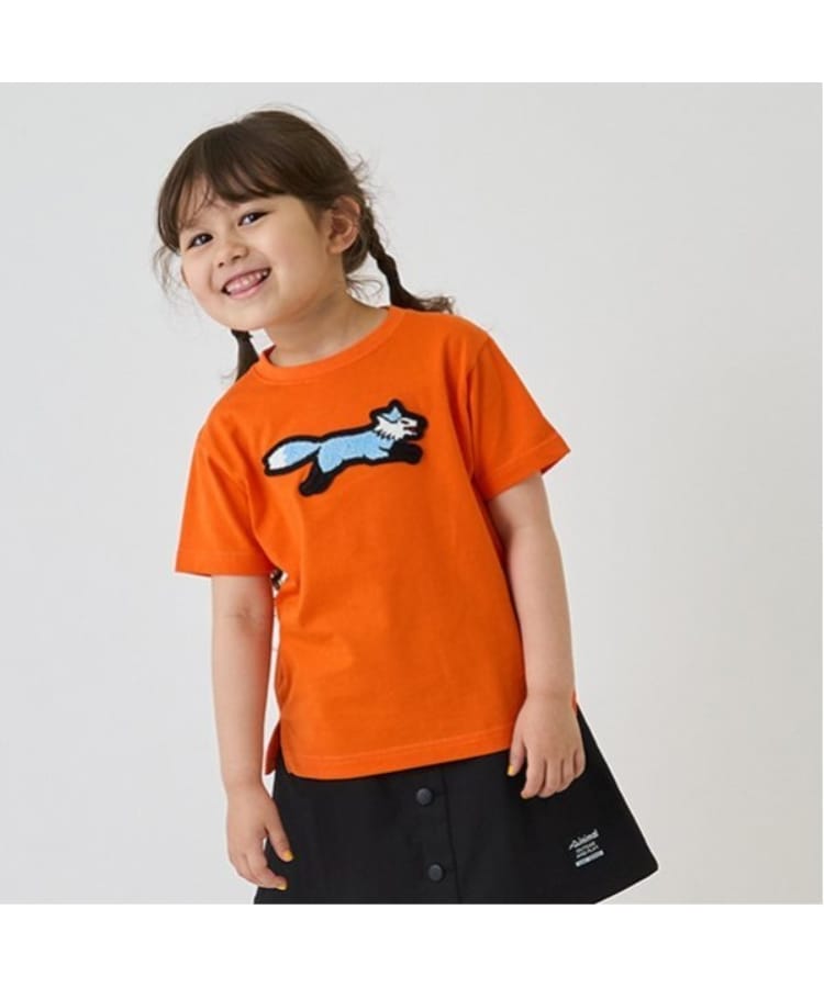ミニマル(MINIMAL)の【the FOX】【防汚加工】サガラワッペンTEE オレンジ(066)
