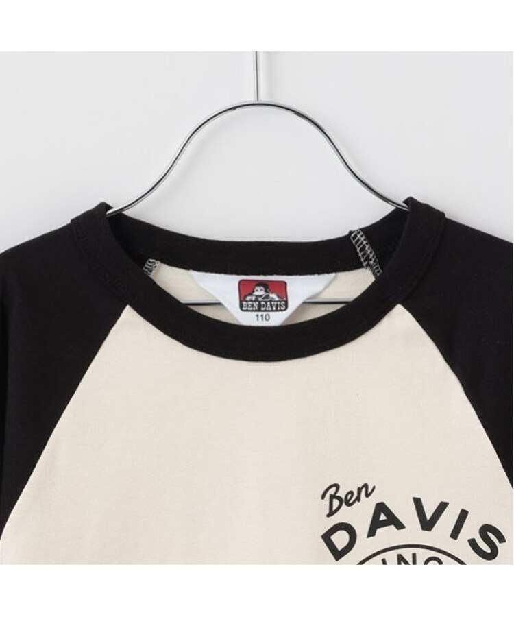 ミニマル(MINIMAL)の【BEN DAVIS】プリントラグランTEE4