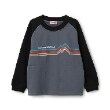 ミニマル(MINIMAL)の裏毛ラグランスリーブプルオーバー チャコールグレー(013)