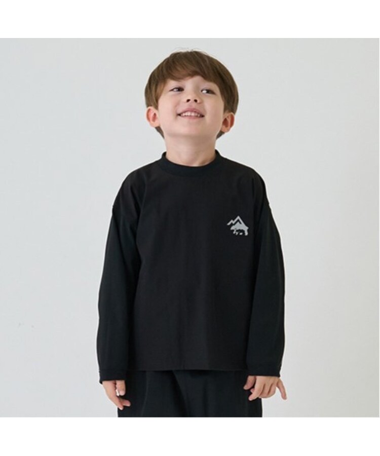 ミニマル(MINIMAL)の【4WAY】ストレッチL/SL TEE ブラック(219)