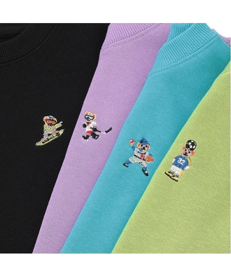 裏毛ワンポイント刺繍プルオーバー(スウェット・トレーナー 裏毛ワンポイント刺繍プルオーバー(スウェット・トレーナー