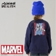 ミニマル(MINIMAL)の【MARVEL】裏毛プルオーバー ネイビー(094)