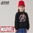 ミニマル(MINIMAL)の【MARVEL】裏毛プルオーバー ブラック(219)