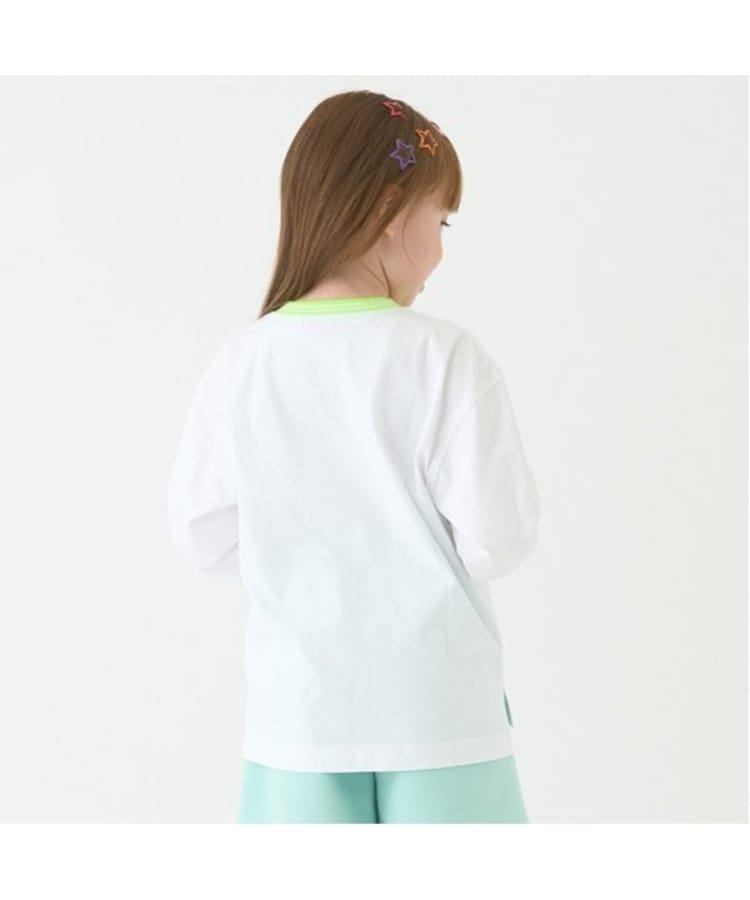 ミニマル(MINIMAL)の【防汚加工】天竺配色ラインリブTシャツ16