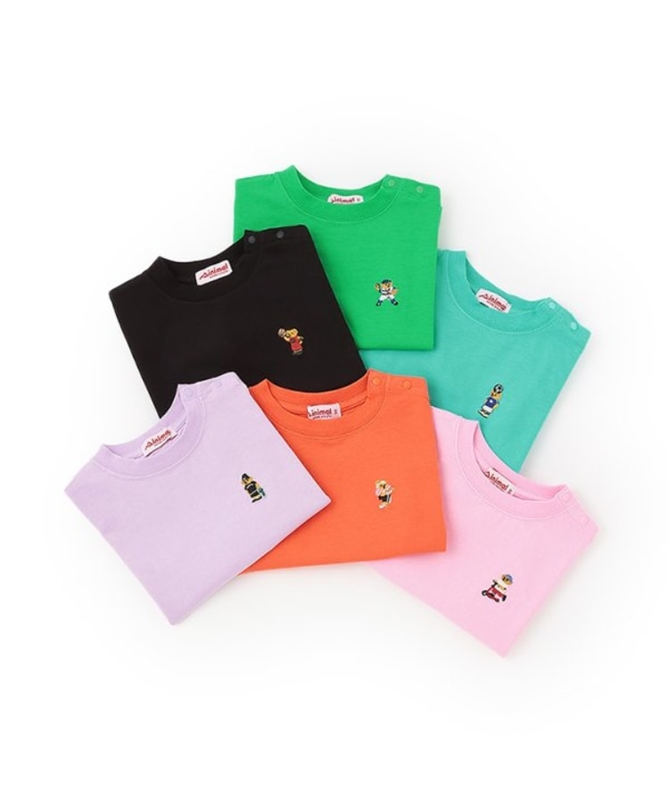 ミニマル(MINIMAL)の【防汚加工】半袖Tシャツ刺しゅうアソート9