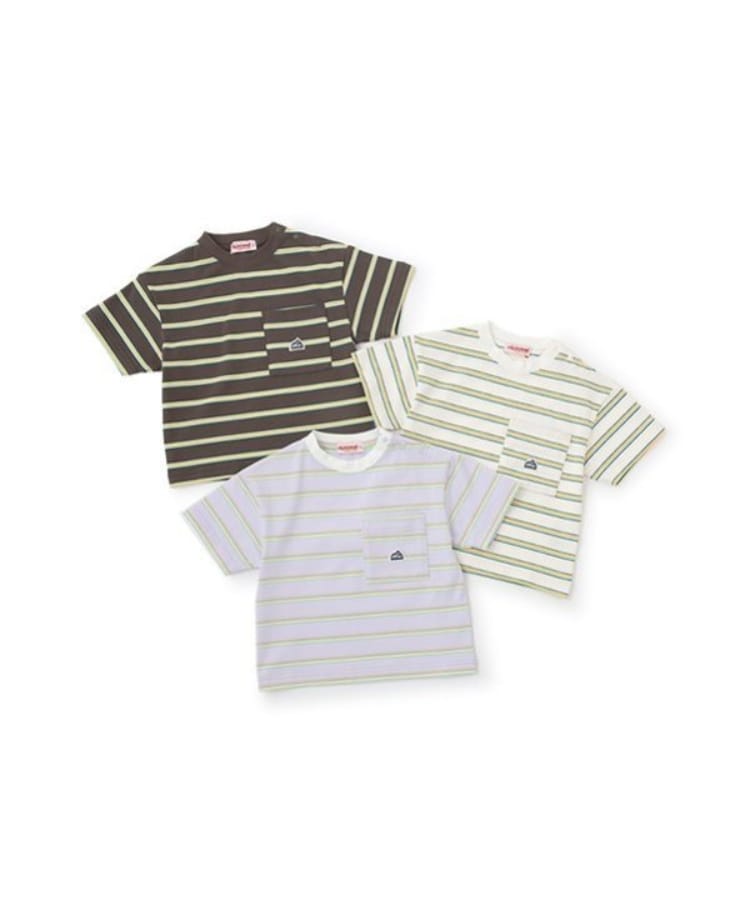 ミニマル(MINIMAL)のマルチボーダーTシャツ7