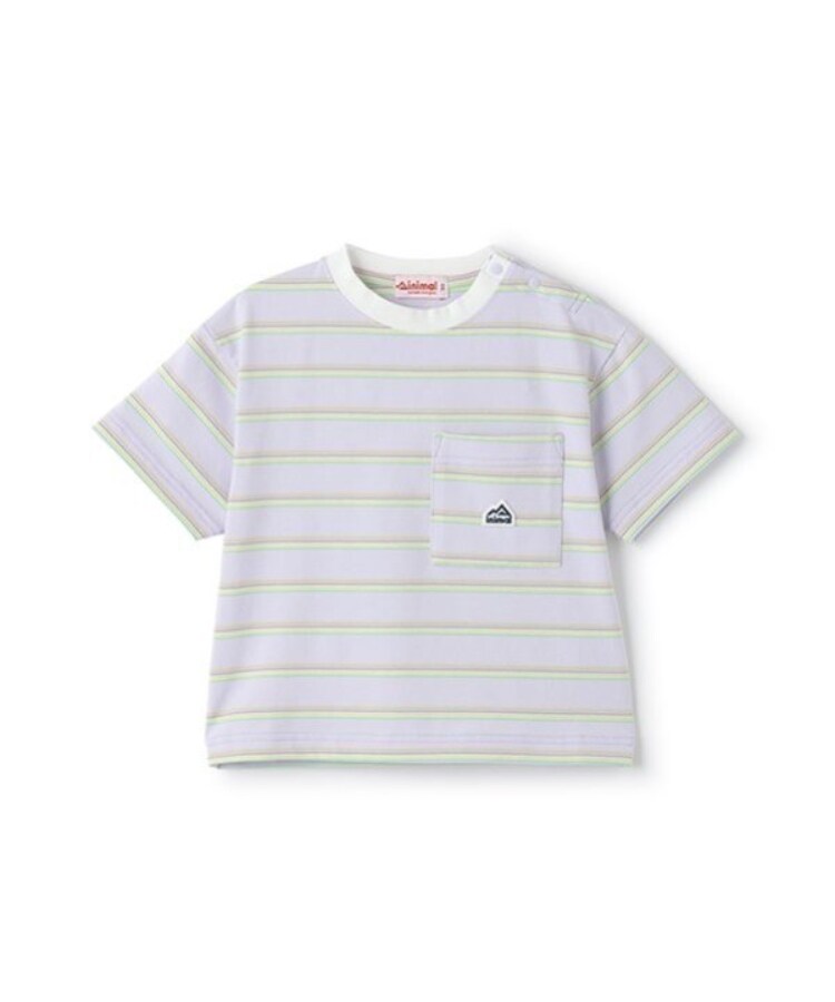 ミニマル(MINIMAL)のマルチボーダーTシャツ9
