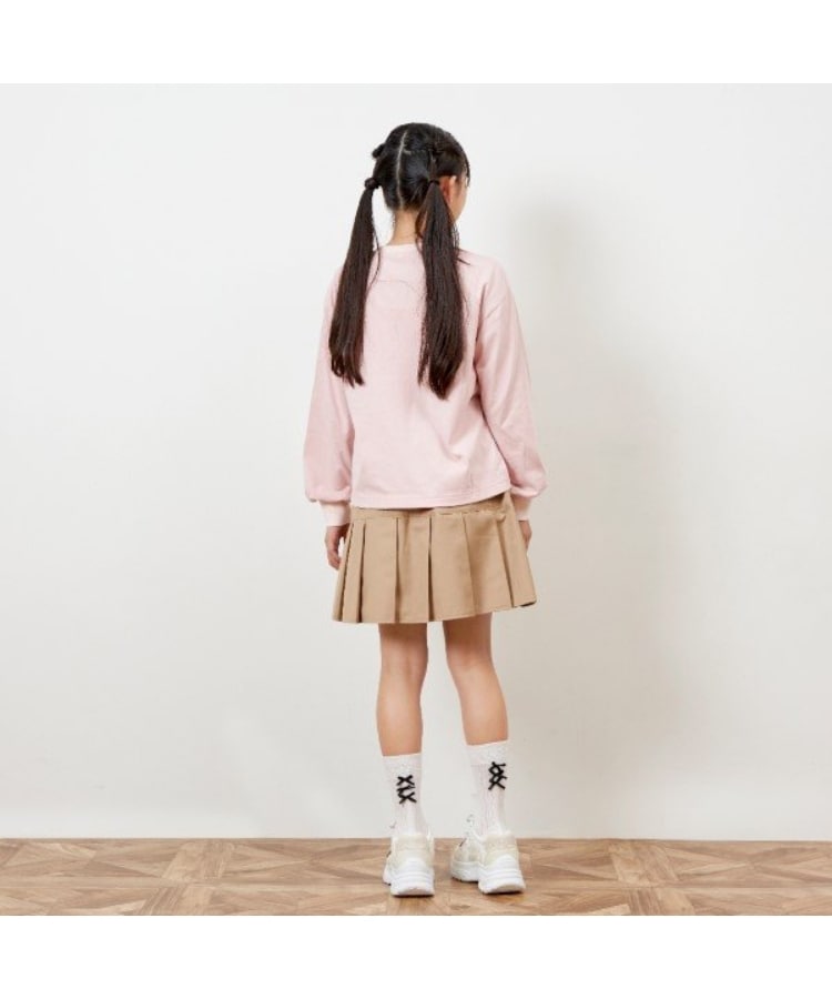 ケーピー(KP)のtroislapins うさぎワッペン長袖Tシャツ(140～160)2