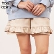ケーピー(KP)のtroislapins(トロワラパン)ストレッチスウェードショートパンツ(140～160) ベージュ(052)