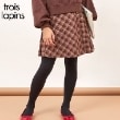 ケーピー(KP)のtroislapins(トロワラパン)ラッププリーツスカート(140～160) ボルドー(464)